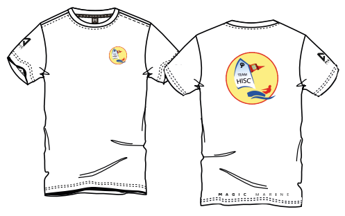 Magic Marine HISC Optimist ’24 T Shirt White - Junior Size